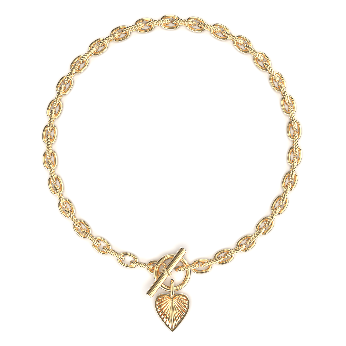 Heart 18K Gold Necklace