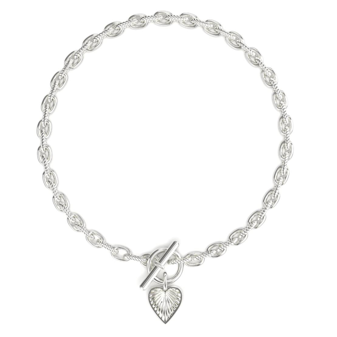 Heart Silver Necklace