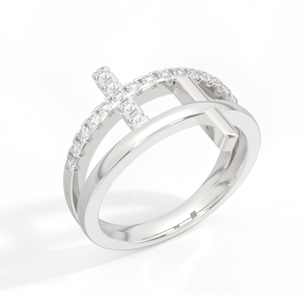 La Cross Ring Sterling Silver