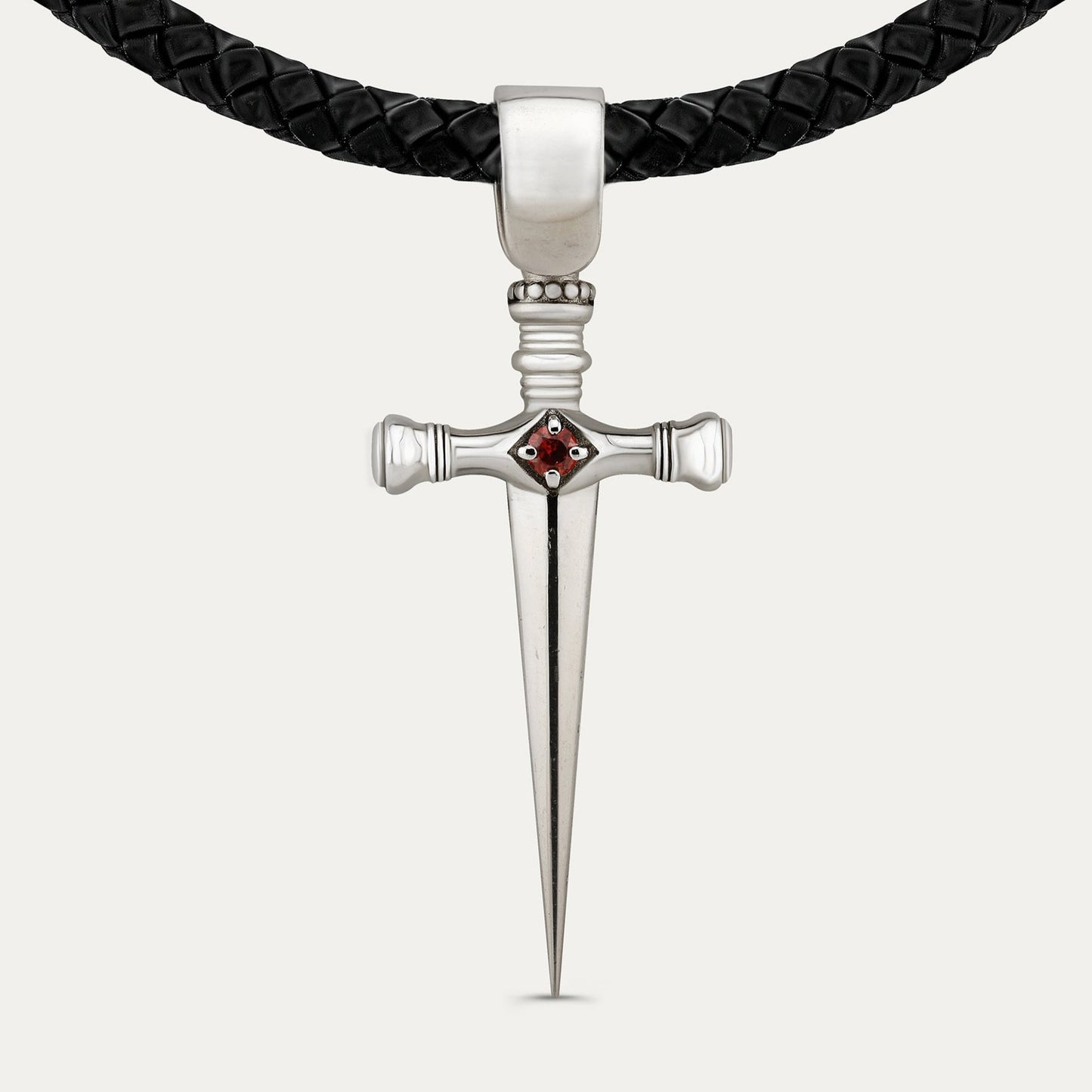 São Jorge Silver Sword Pendant