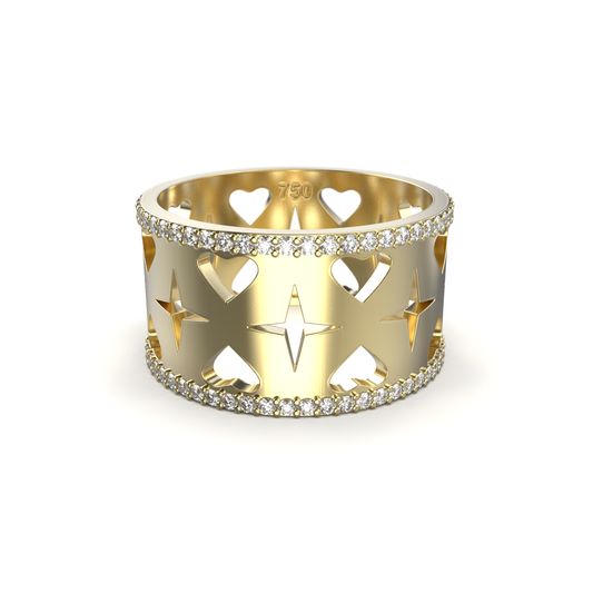 Star of My Heart 18K Gold
